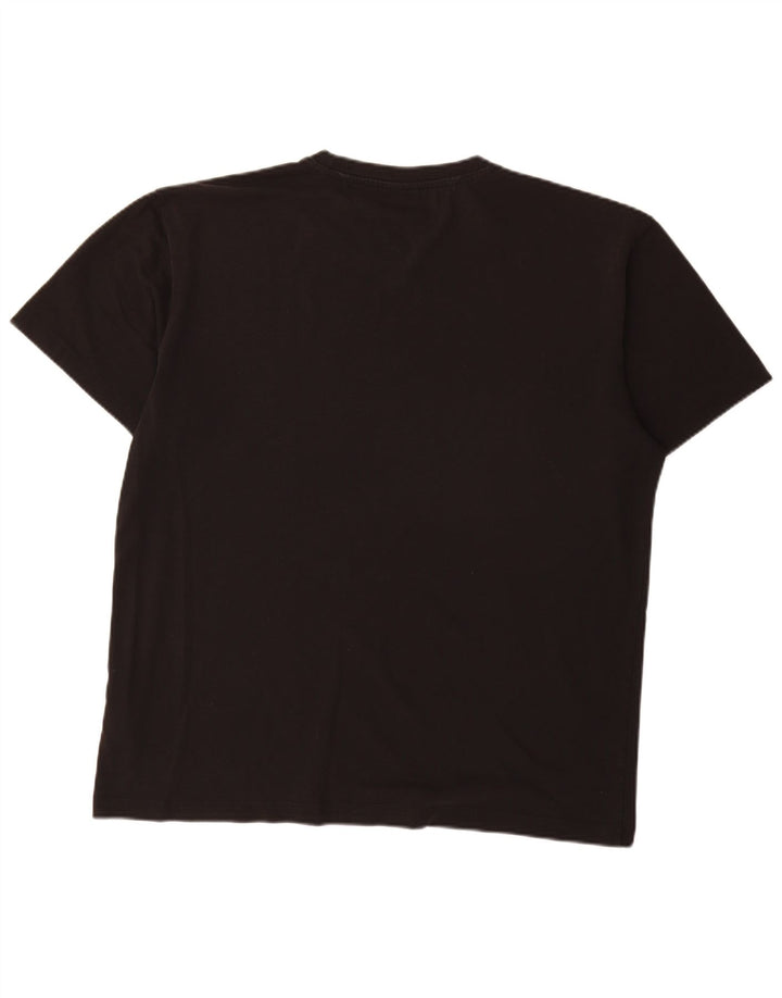 Tommy Hilfiger Herre Grafisk T-Shirt Top 2XL Sort