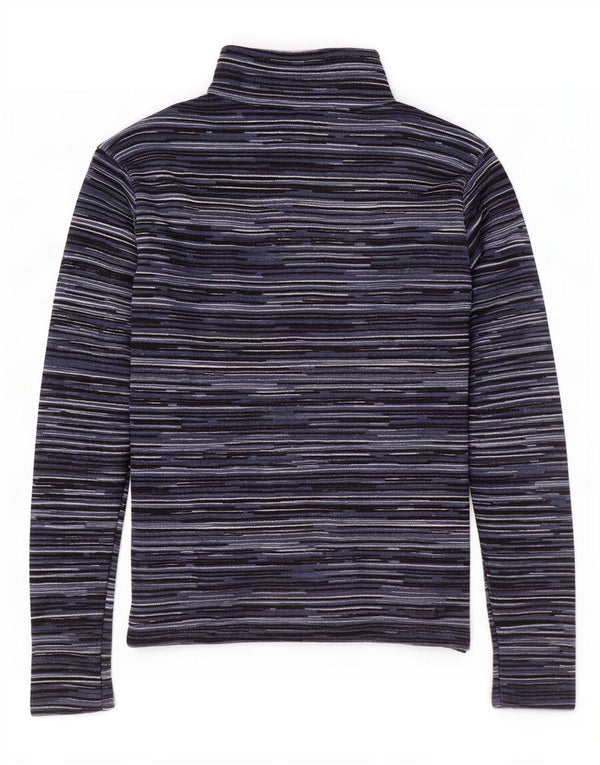 Mountain Warehouse Dame Zip Neck Jumper Sweater UK 10 Small Navy Blue