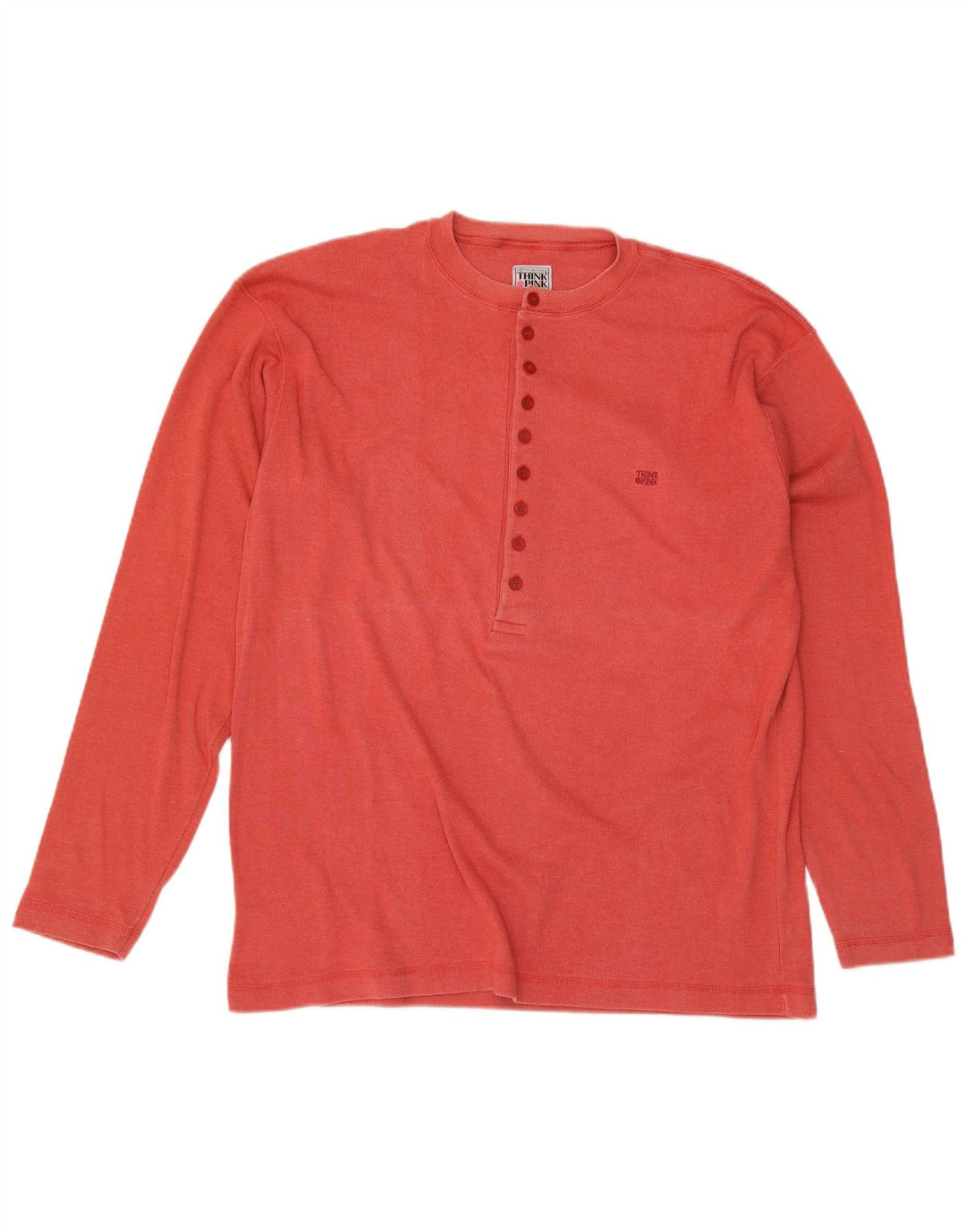 Tænk Pink Herre Top Langærmet XL Rød
