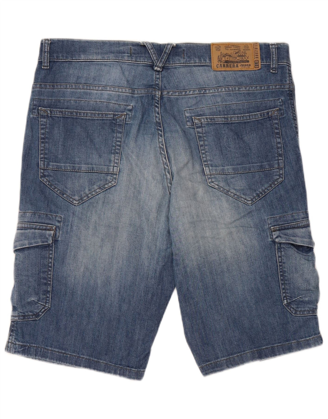 Carrera Herre 618 Cargo Denim Shorts IT 50 Large W34 Blå Bomuld