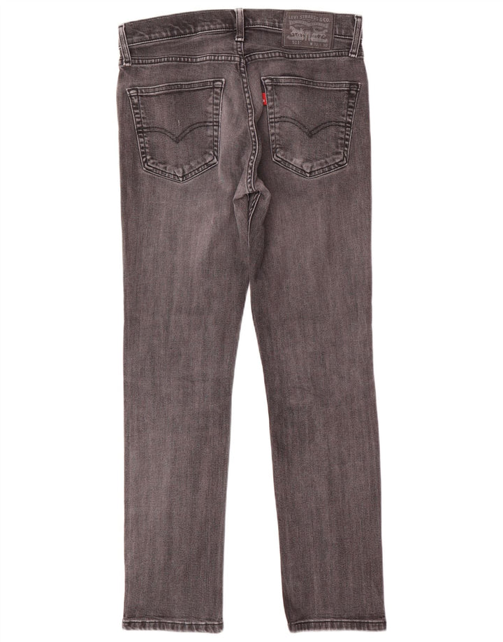 Levi's Herre 511 Slim Jeans W32 L30 Grå Bomuld