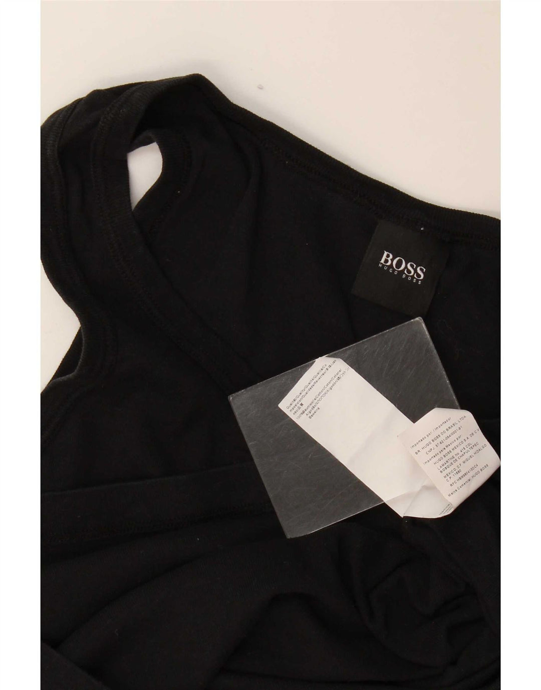 Hugo Boss Herrevest Top XS Sort Bomuld