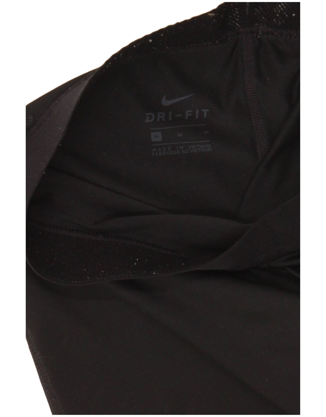 Nike Dame Dri Fit Grafiske Leggings UK 14 Medium Sort