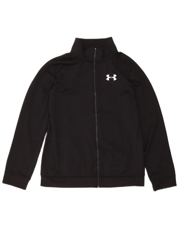 Under Armour Boys Tracksuit Topjakke 14-15 år XL Sort Polyester