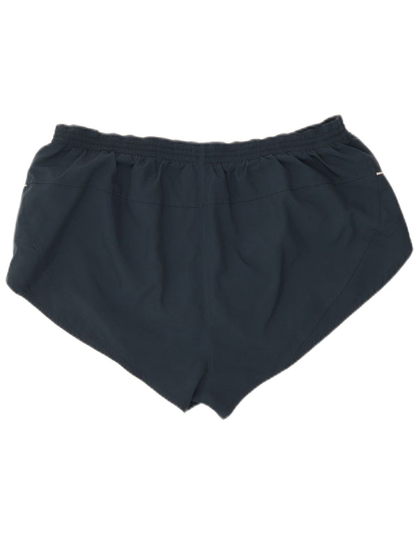 Asics Dame Sports Shorts UK 14 Large Grå Polyester Sports
