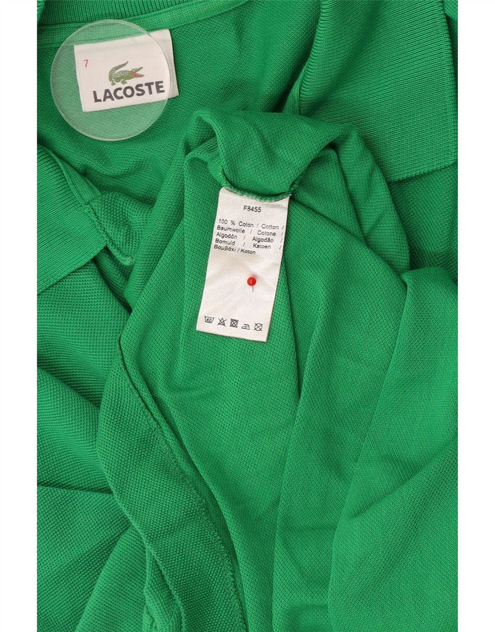Lacoste Herre Polo Shirt Str. 7 2XL Grøn Bomuld