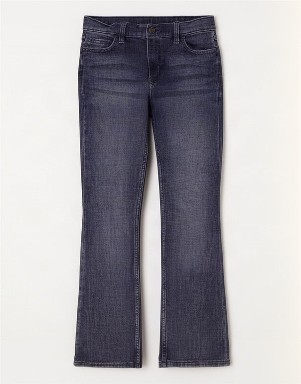 Wrangler Girls Bootcut Jeans 13-14 år W26 L28 Marineblå Bomuld