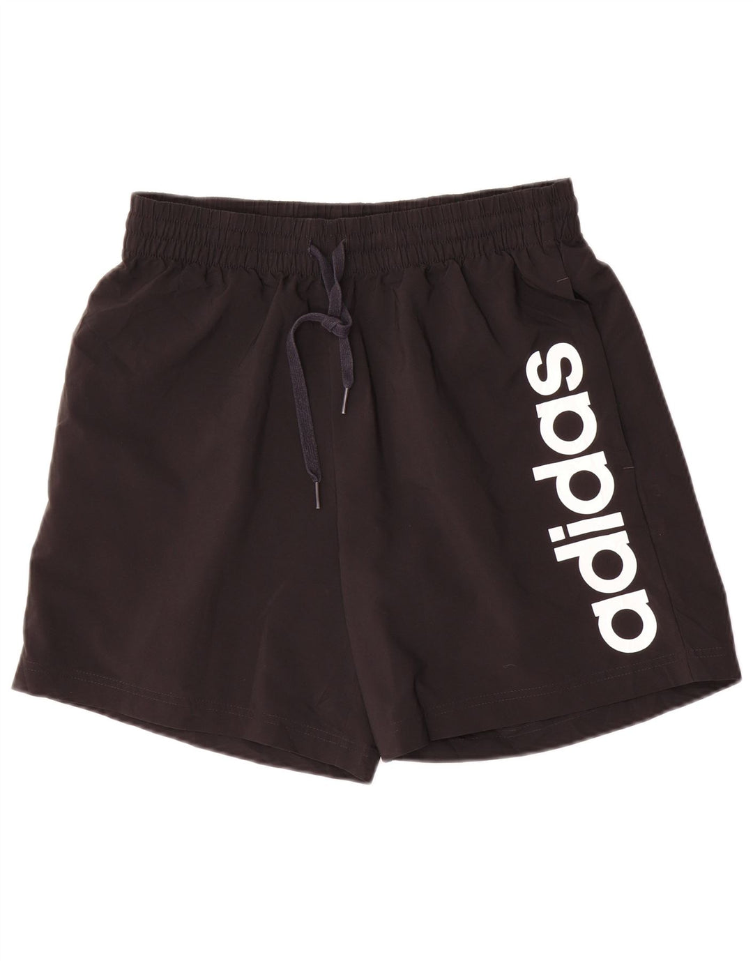 Adidas grafiske sportsshorts til mænd mellem sort polyester