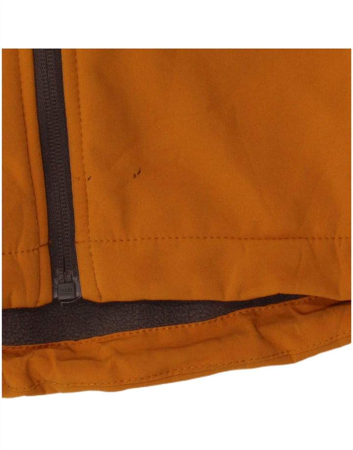 Mountain Warehouse Herre Hooded Windbreaker Jacket UK 34 XS Gul Polyester