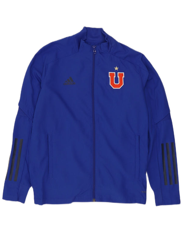 Adidas Boys Aeroready Graphic Tracksuit Topjakke 9-10 år Blå
