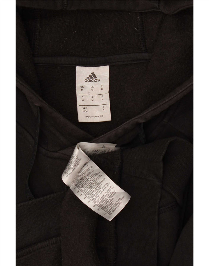Adidas Herre hættetrøje Jumper Medium Sort Bomuld
