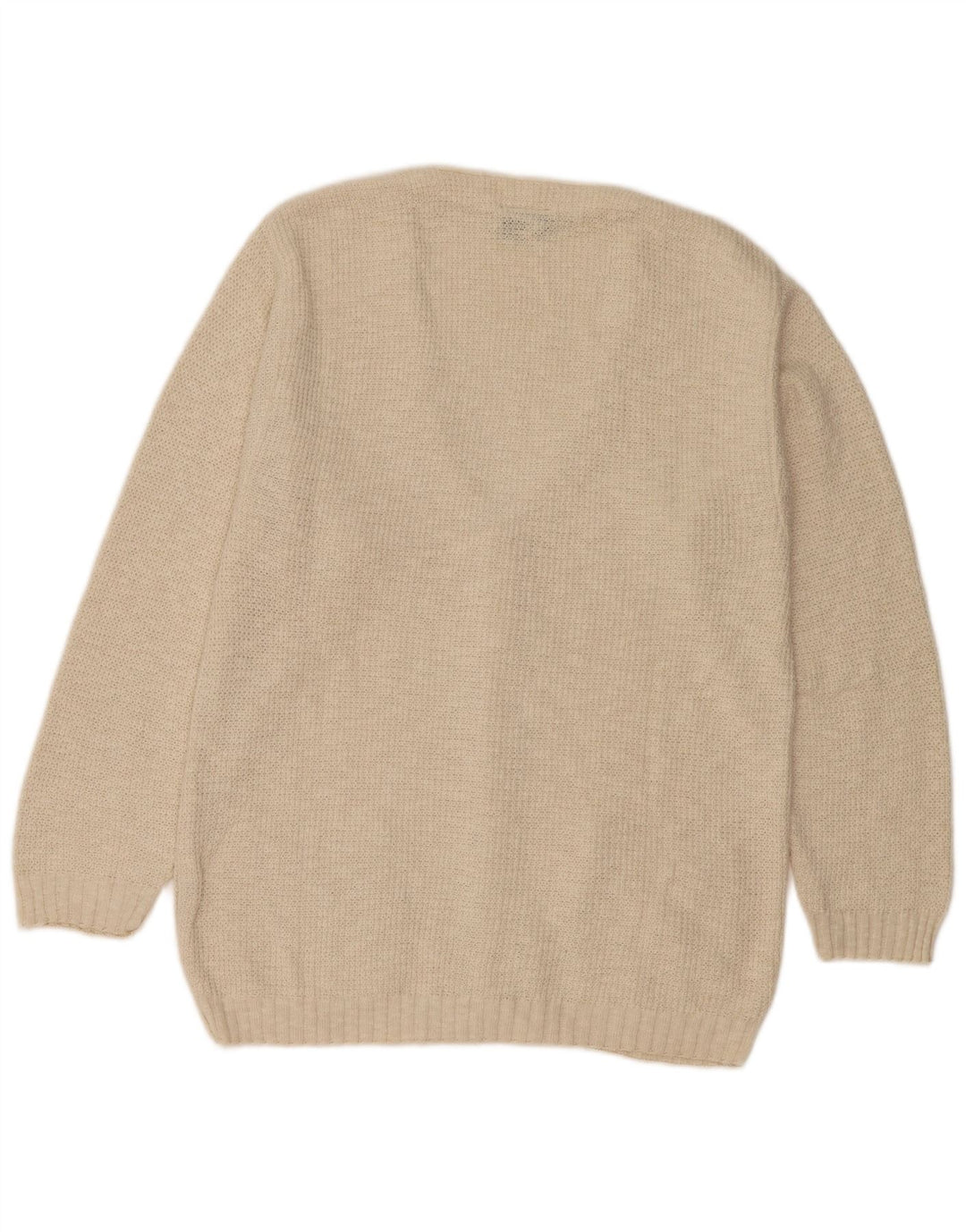 Quattro Castella Herre Cardigan Sweater Stor Beige Bomuld