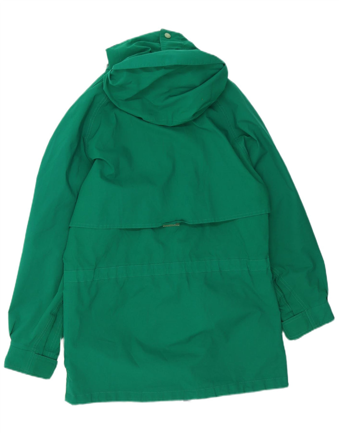 Eddie Bauer Regnjakke med hætte til mænd UK 36 Lille grøn polyester