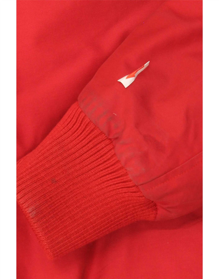 Woolrich Herre hættepolstret jakke UK 40 Large Red Cotton