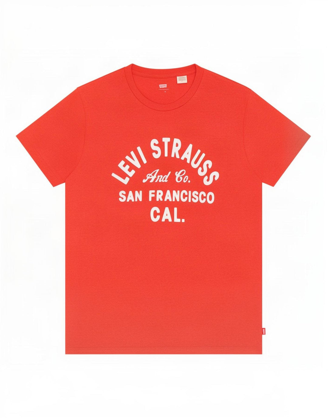 Levi's Herre grafisk T-shirt Top Medium Rød Bomuld
