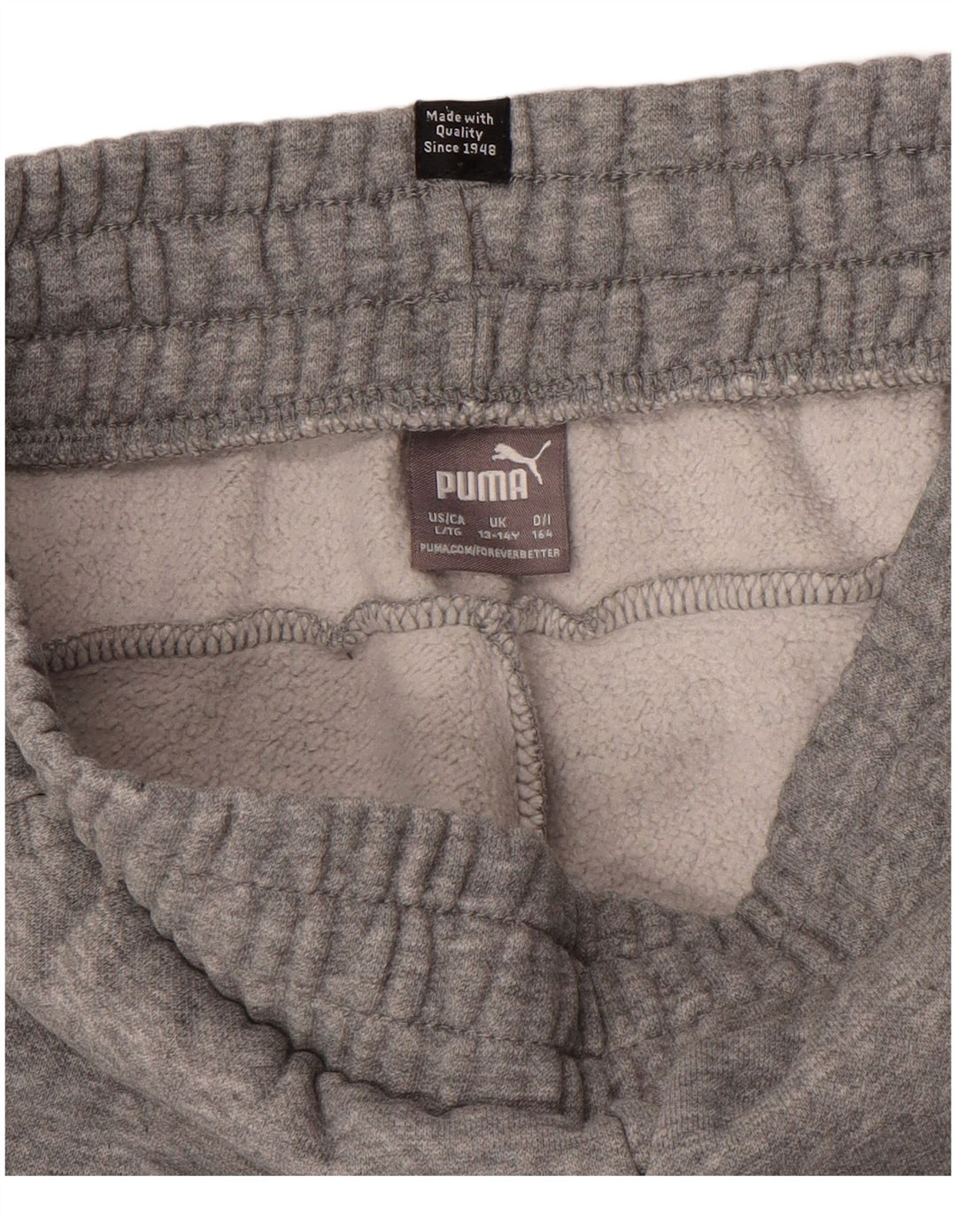 PUMA Drenge Grafisk træningsdragt Bukser Joggers 13-14 år Grå