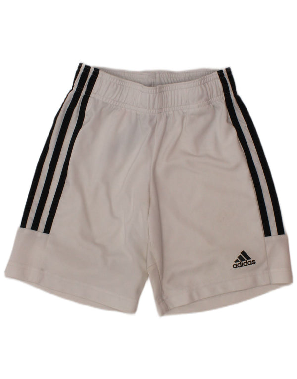 Adidas Boys Aeroready Sports Shorts 7-8 år Hvid polyester