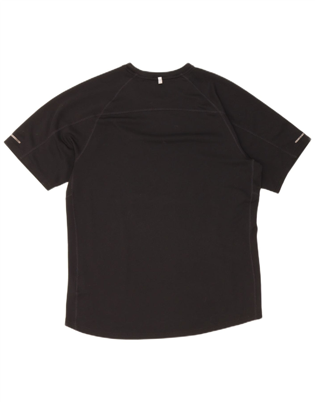 Nike Dri Fit T-shirt top til mænd, stor sort polyester