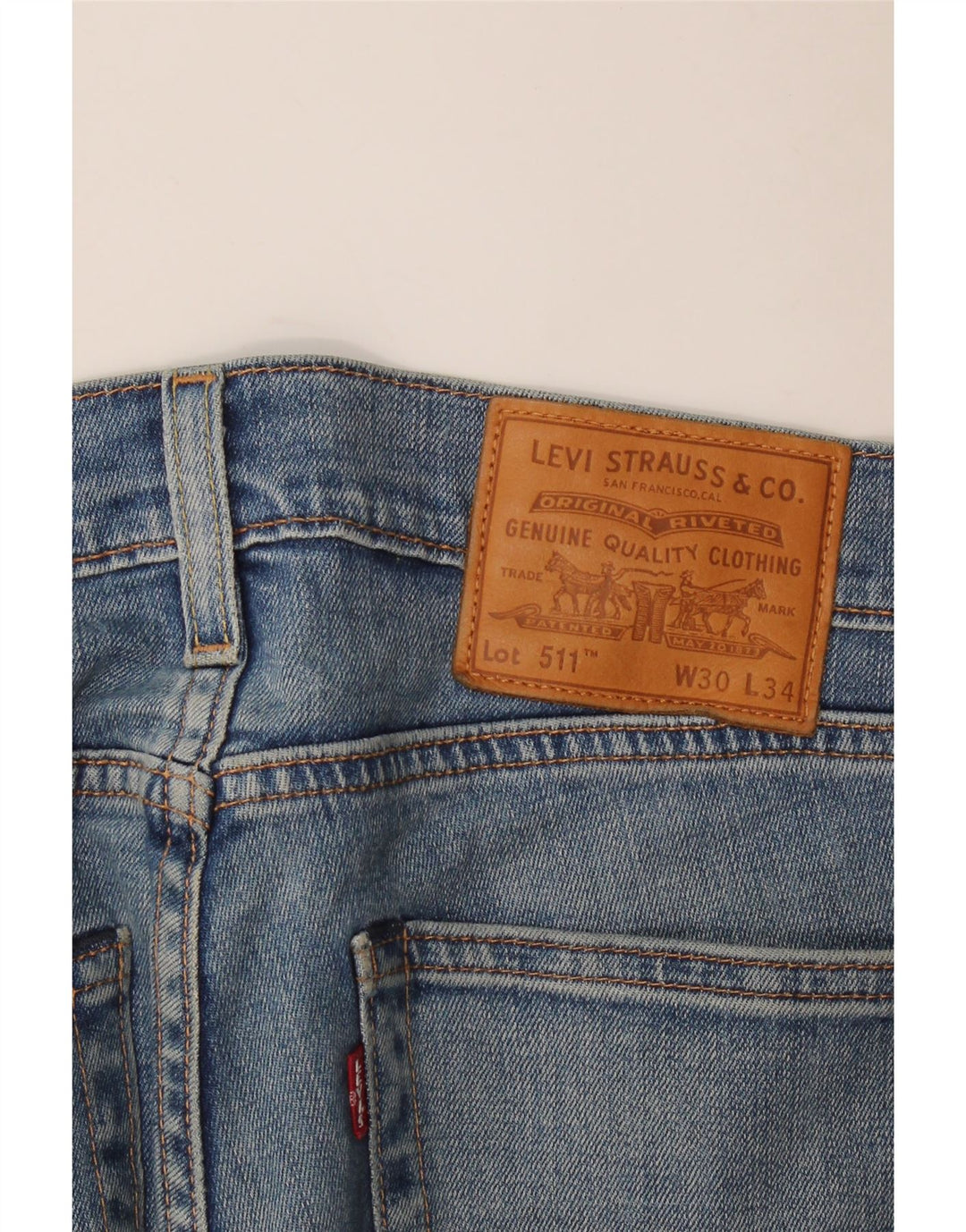Levi's Dame 511 Slim Jeans W30 L30 Blå Bomuld