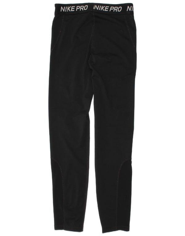 Nike piger grafiske leggings 13-14 år sort polyester