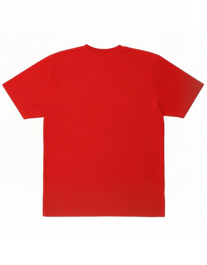Umbro Herre Grafisk T-Shirt Top Stor Rød Polyester
