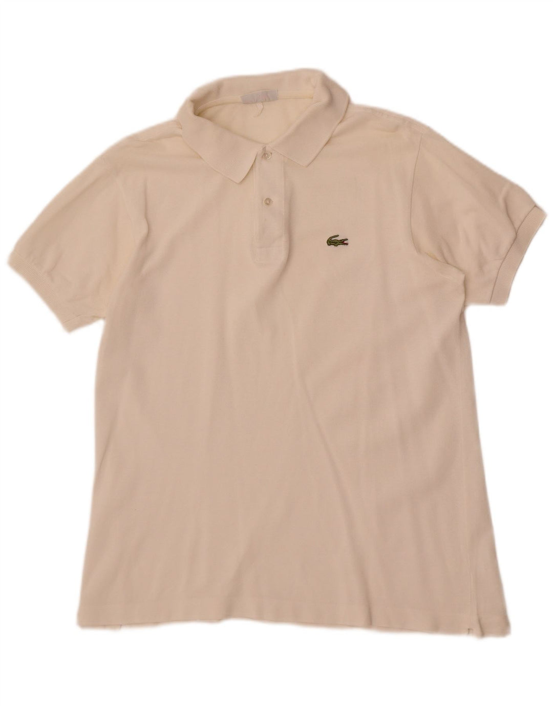 Lacoste herre poloshirt Medium hvid bomuld