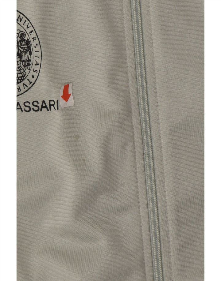 REEBOK Mens Graphic Tracksuit Top Jacket Small Grey Colourblock Polyester Vintage Reebok and Second-Hand Reebok from Messina Hembry 