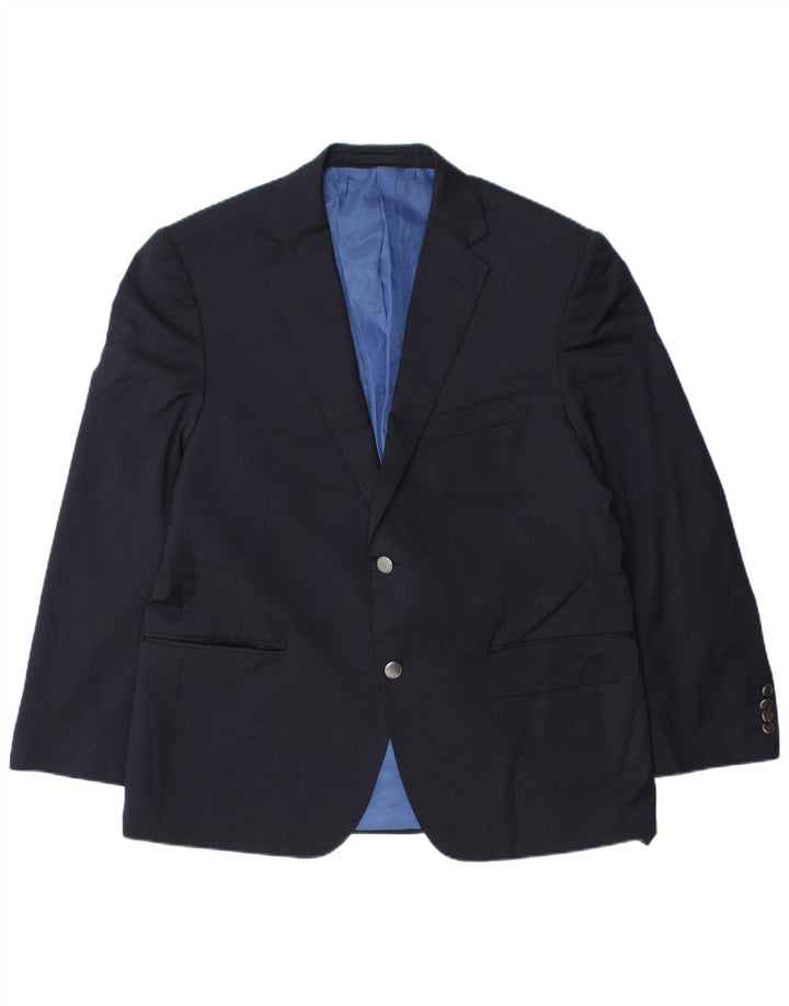 Marks & Spencer Herre 2-knaps blazerjakke UK 42 XL Marineblå polyester