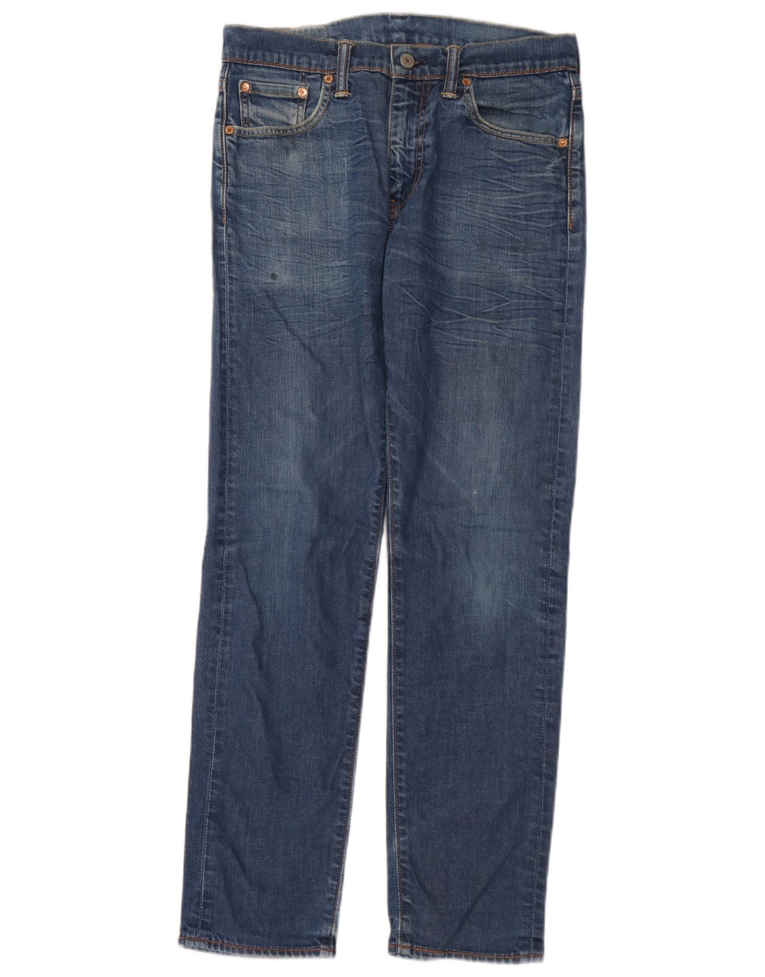 Levi's Herre 508 Straight Jeans W30 L30 Blå Bomuld