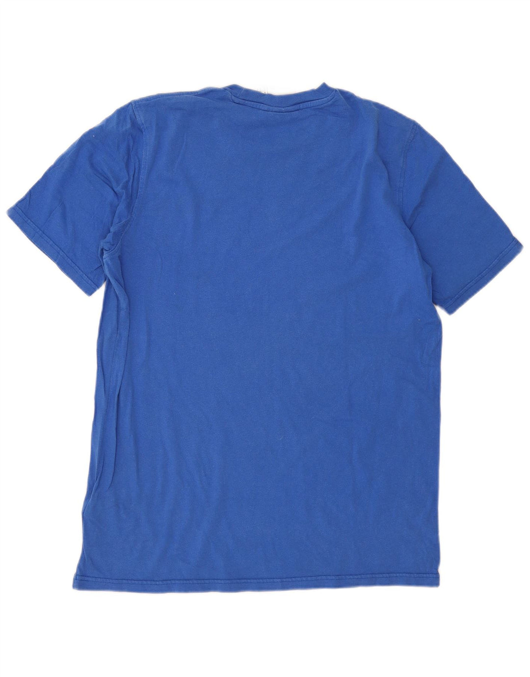 Adidas Grafisk T-shirt top mellemblå bomuld til mænd