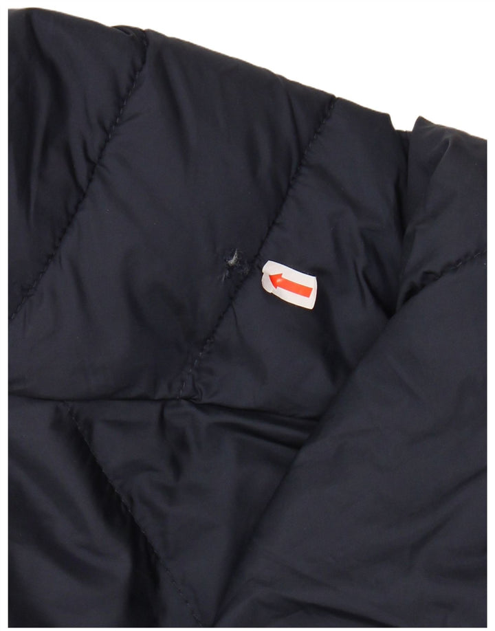 CHIEMSEE Herre hættepolstret jakke UK 42 XL marineblå polyester