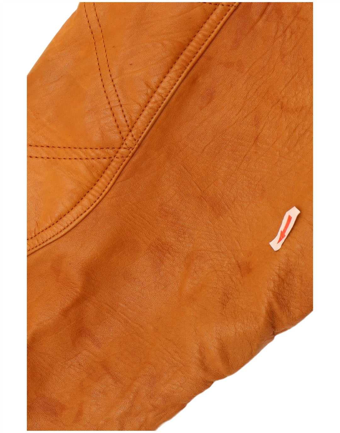 Vintage Herre Læderjakke UK 40 Stor Brun