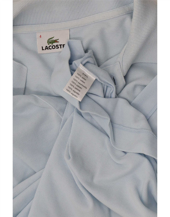 Lacoste Poloskjorte til mænd str. 4 Medium Blå Bomuld