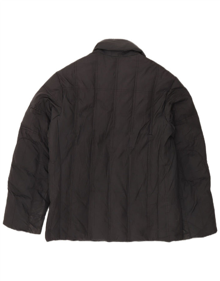 TRUSSARDI JEANS Polstret jakke til mænd IT 46 Small Black