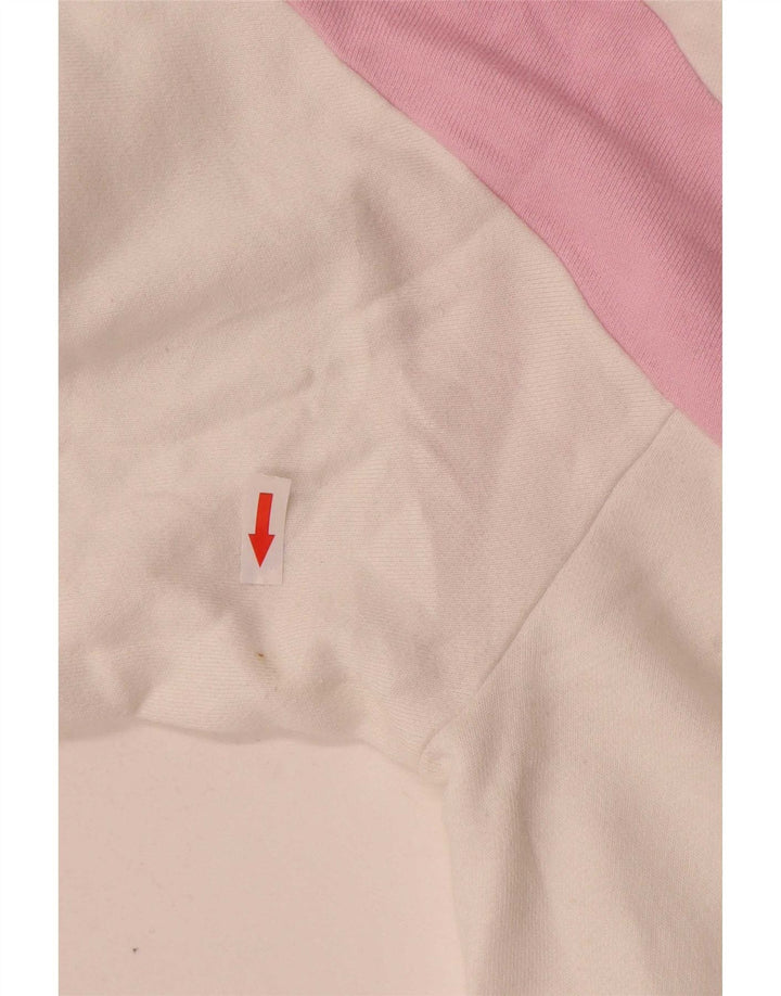 Levi's Dame Oversized Sweatshirt Jumper UK 10 Small White Colourblock