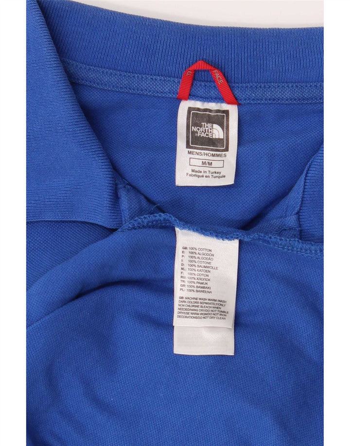 The North Face herre poloshirt mellemblå bomuld