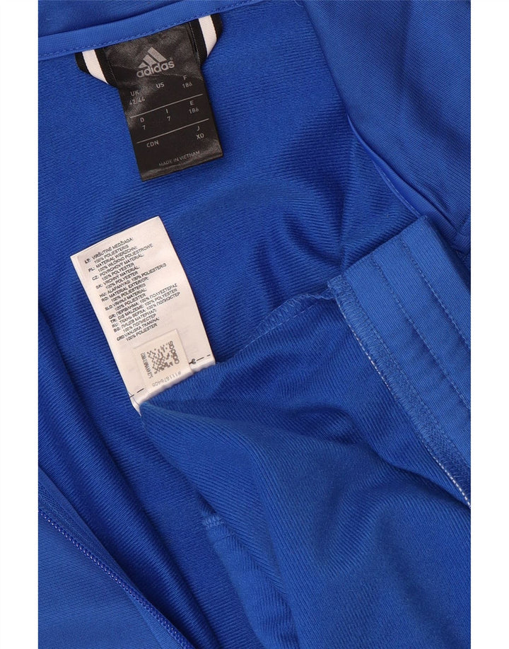 Adidas Træningsdragt til mænd Topjakke UK 42/44 Stor blå polyester