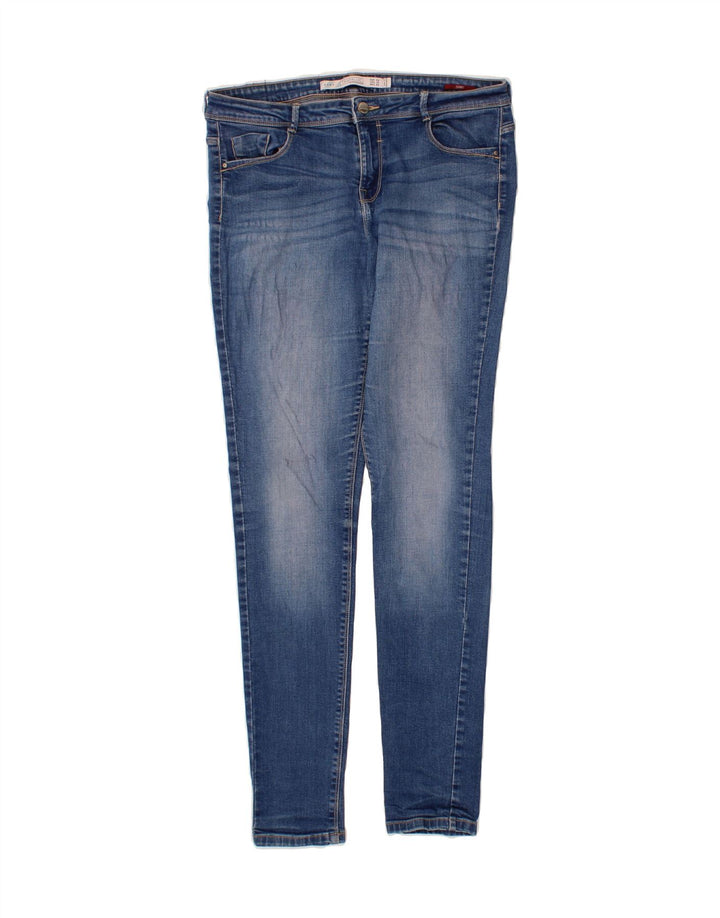 ZARA Womens Skinny Jeans EU 42 Large W32 L31 Blue Vintage Zara and Second-Hand Zara from Messina Hembry 