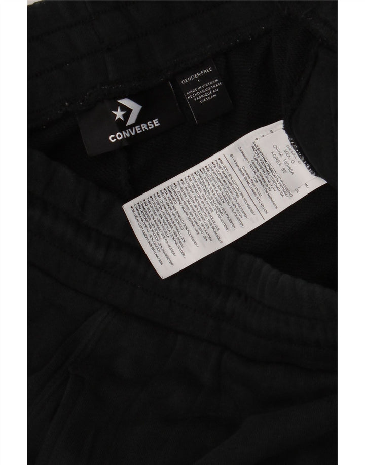 Converse træningsdragt til kvinder Joggers UK 14 Stor sort bomuld