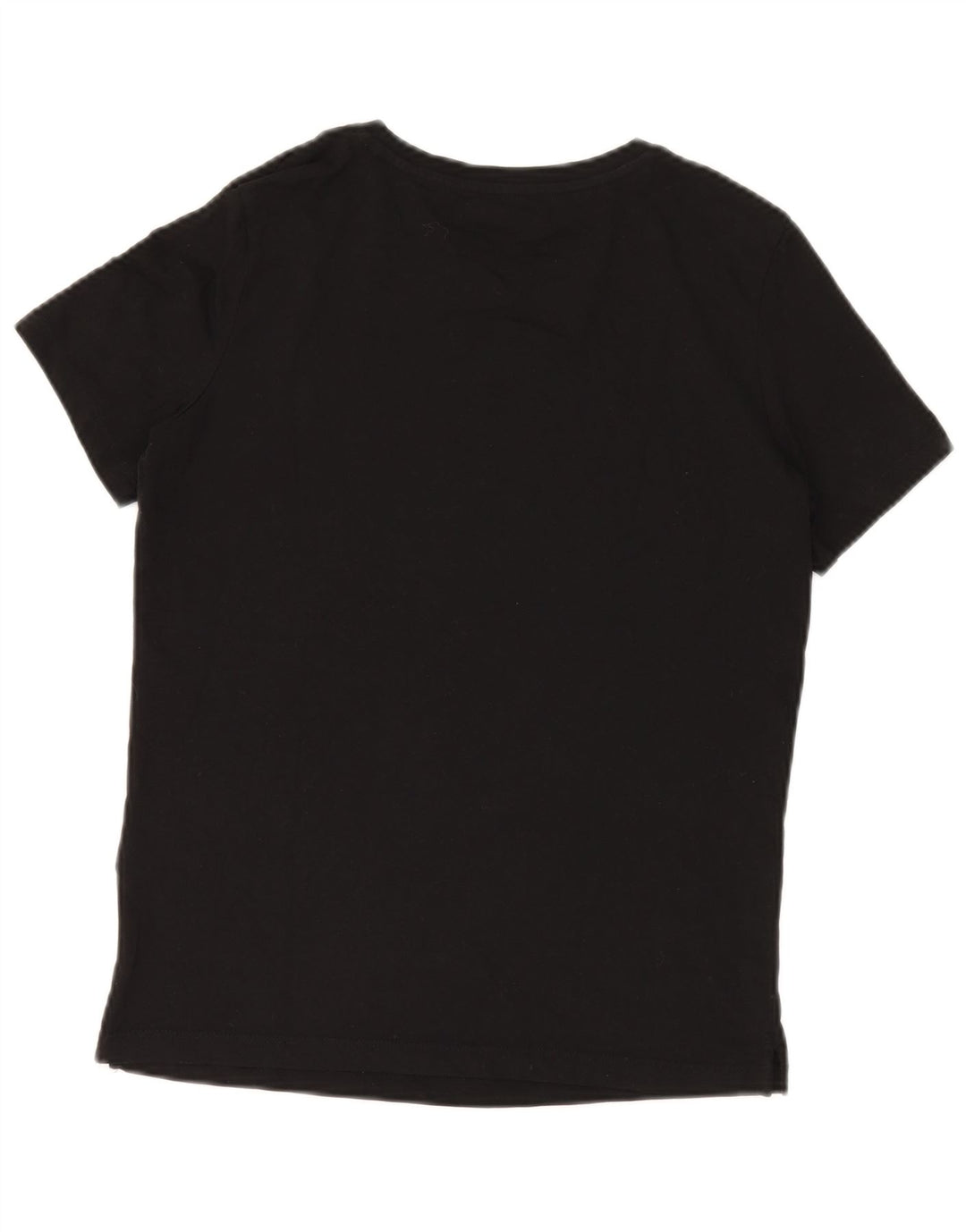 Guess Grafisk T-shirt top til kvinder UK 14 Medium Sort bomuld