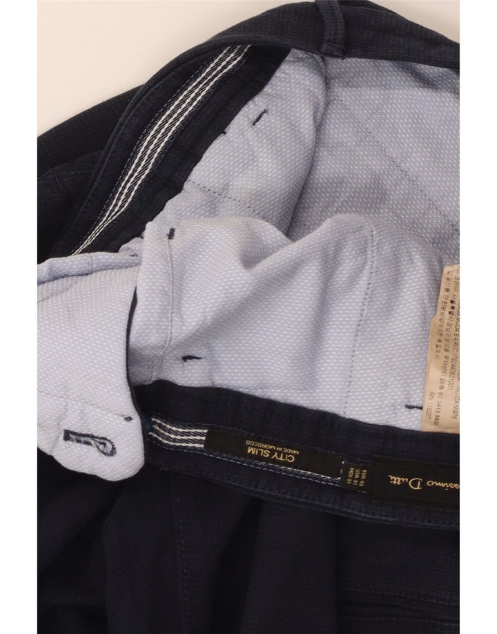 Massimo Dutti Herre Slim Cargo Bukser EU 40 Medium W31 L29 Marineblå