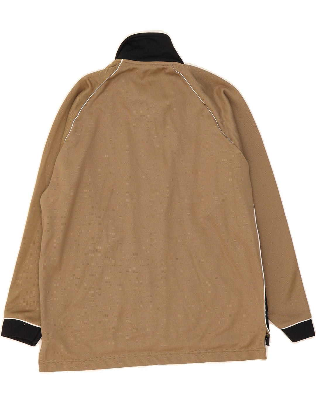 ASICS Mens Graphic Tracksuit Top Jacket Medium Brown Vintage Asics and Second-Hand Asics from Messina Hembry 