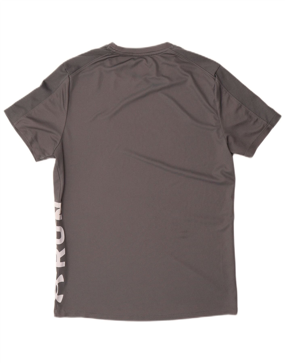UNDER ARMOUR Herre Heat Gear Grafisk T-Shirt Top Medium Grå Polyester