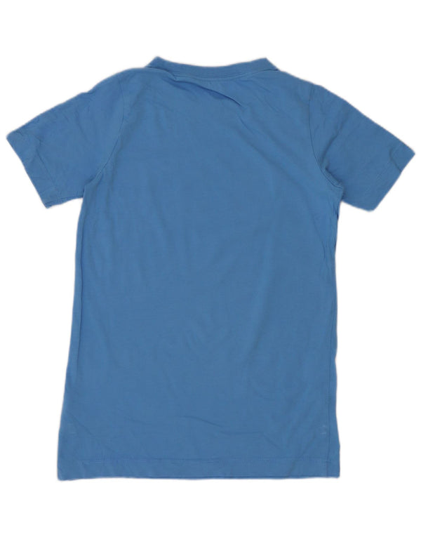Nike Boys Regular Graphic T-Shirt Top 10-11 år Medium Blue Cotton Sports