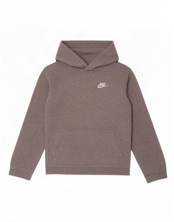 Nike hættetrøje til drenge 12-13 år Stor grå flækket bomuld