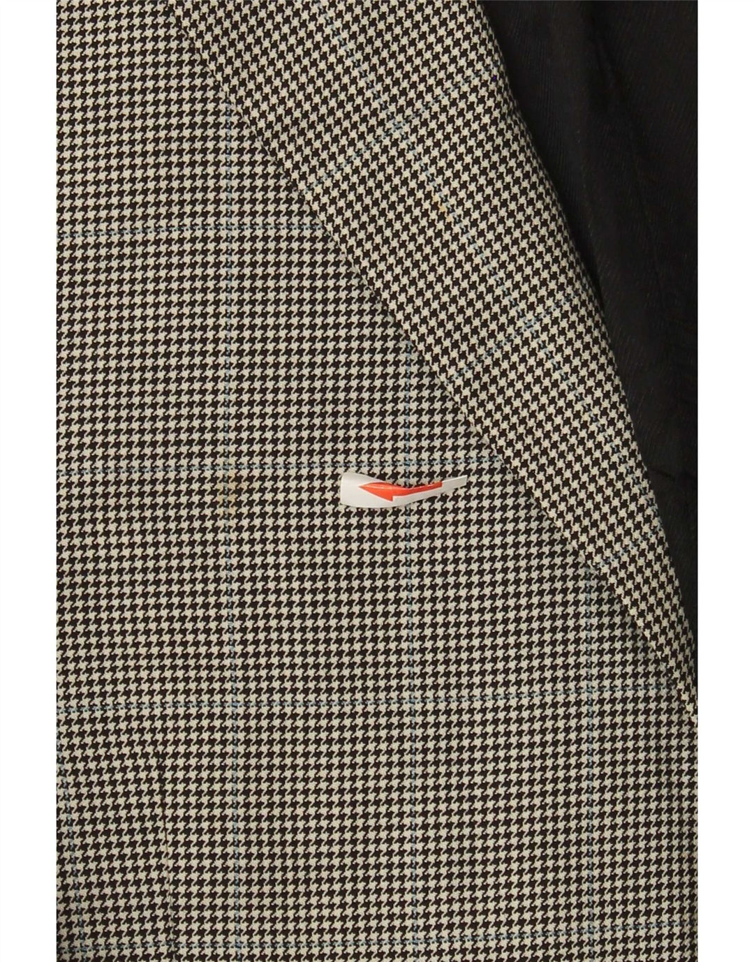Marks & Spencer Herre 2-knaps blazerjakke UK 42 Large Black Houndstooth