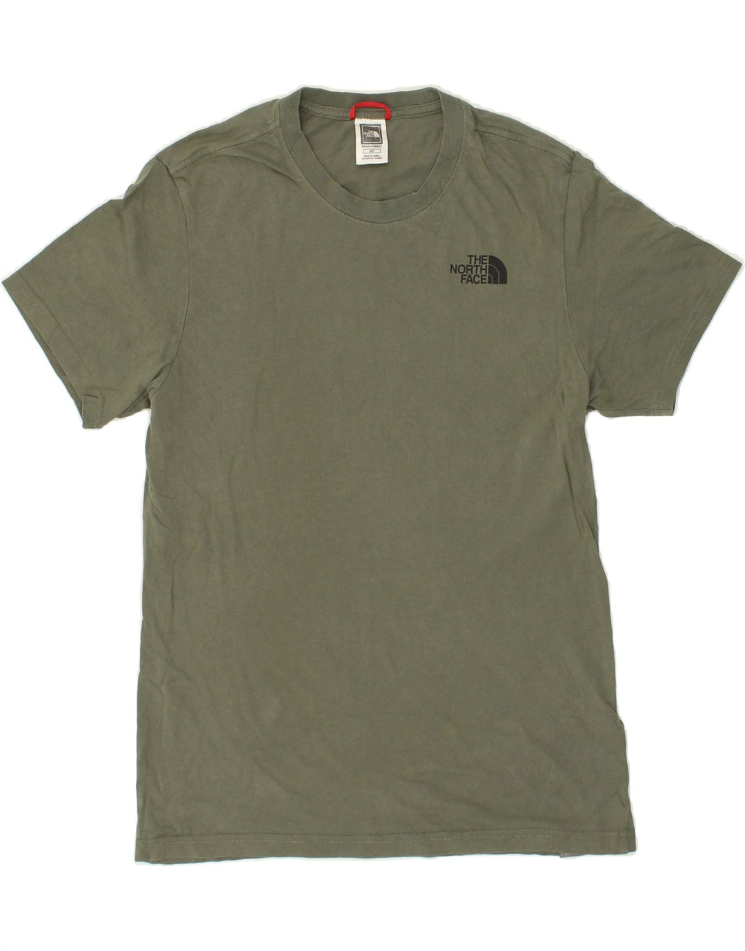 THE NORTH FACE Herre grafisk T-shirt Top Lille Khaki Bomuld