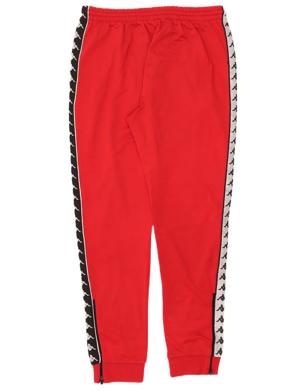 Kappa Herre grafisk træningsdragt Bukser Joggers Large Red Colourblock