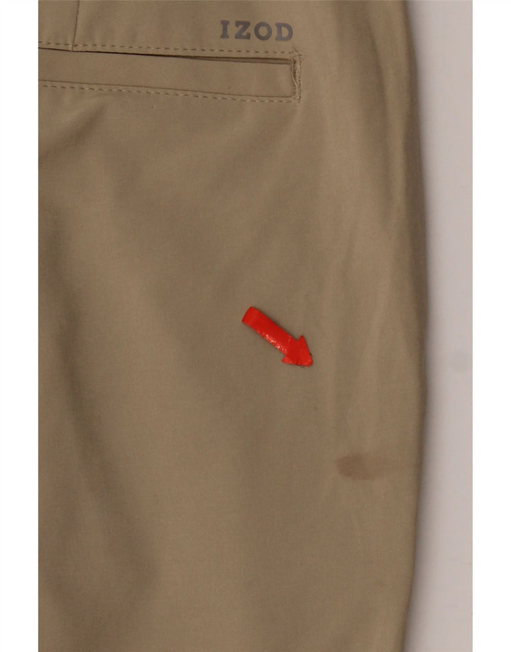 Izod Lige Chinobukser til kvinder W32 L30 Beige Polyester