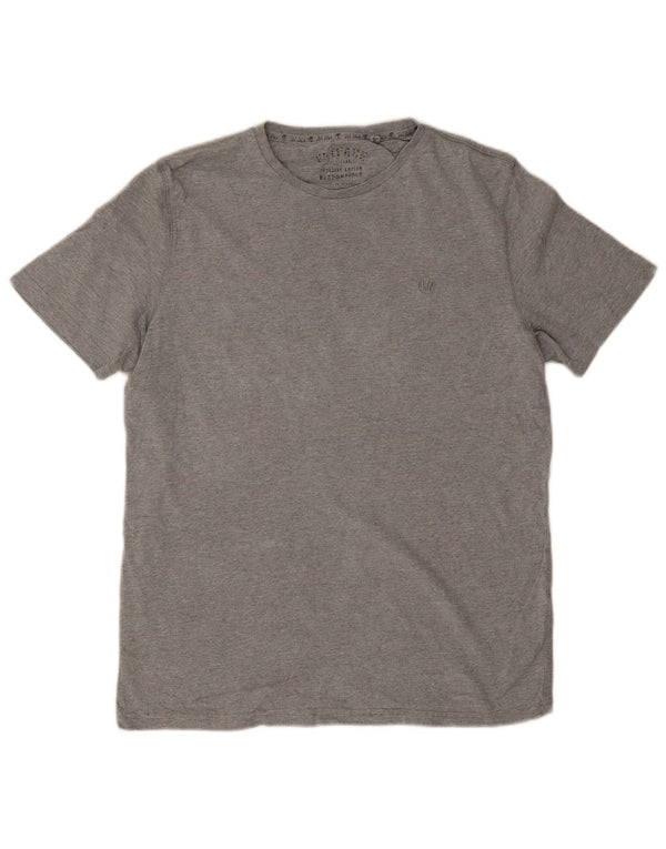 Fat Face Herre T-Shirt Top Medium Grey Bomuld